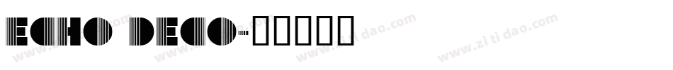 Echo Deco字体转换